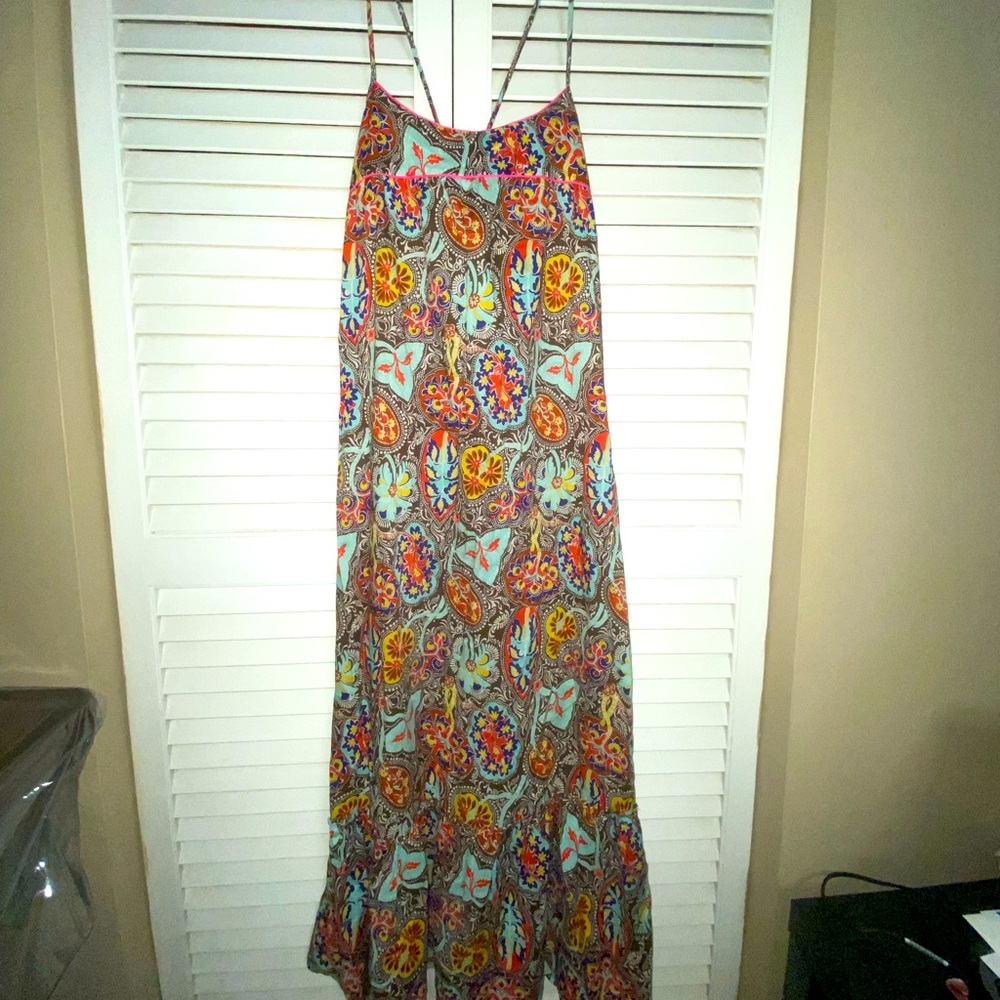 Seaton Floral Paisley Print Summer Maxi Dress